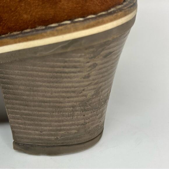 Tamaris Stacked Heel Fleece lined Suede Waterproof Winter Boots - Picture 9 of 13